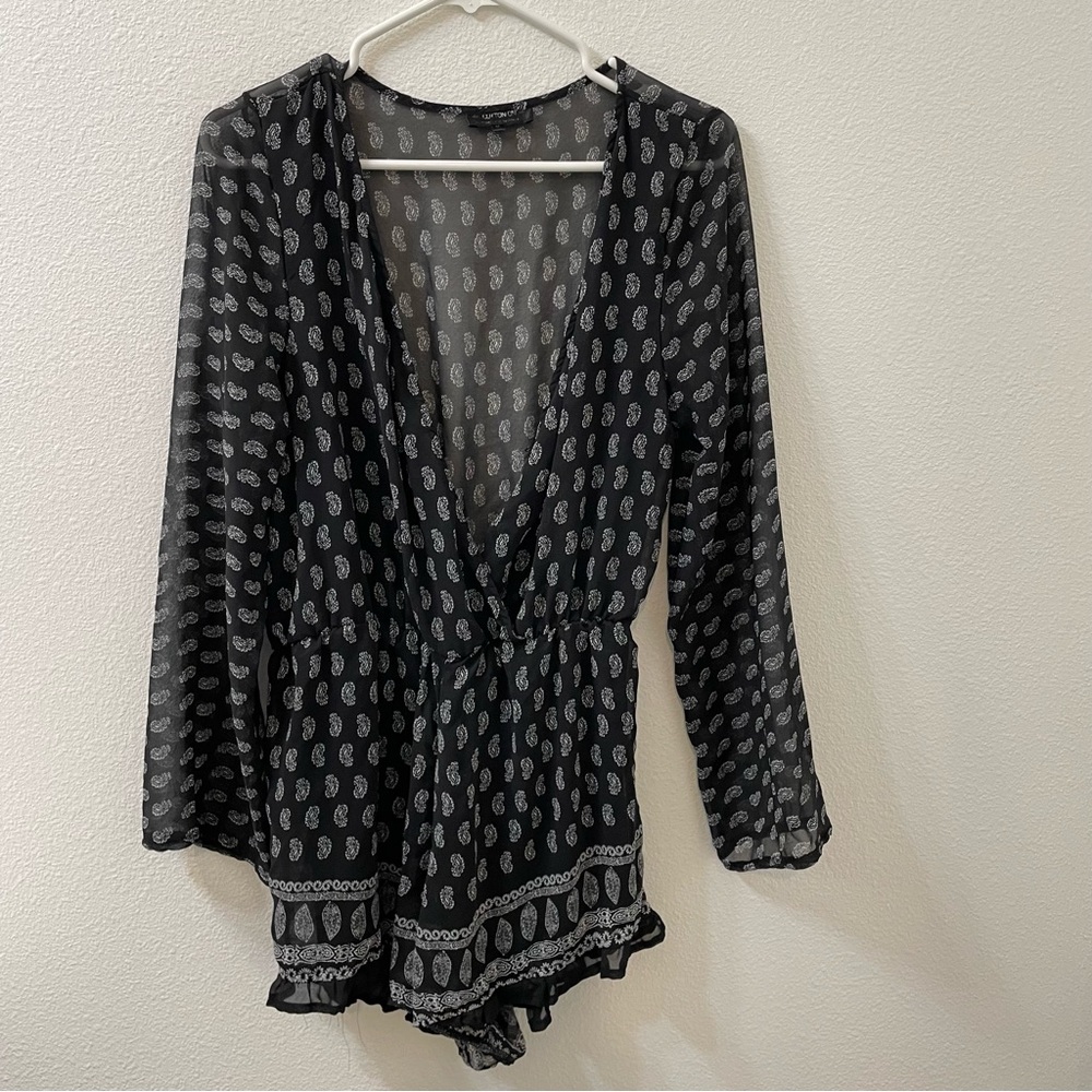 Cotton on blouse black medium